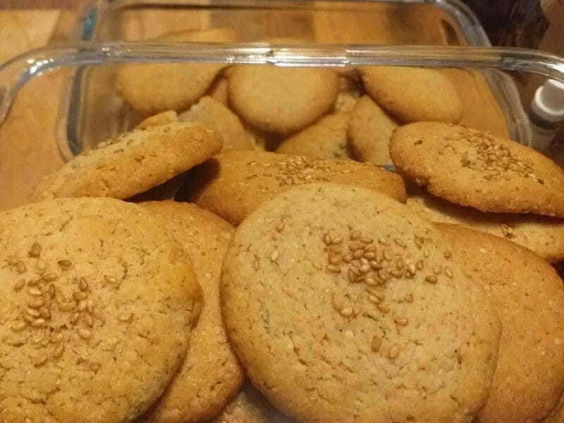 Cliquez pour zoomer ! Biscuits au sésame Thermomix par Hazeïs