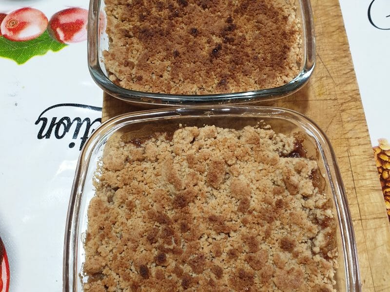 Cliquez pour zoomer ! Crumble au kaki Thermomix par Nadine
