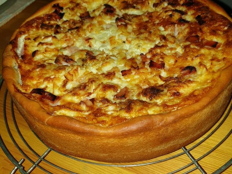 Cliquez pour zoomer ! Zwiebelkuchen – gâteau aux oignons Thermomix par Nadine