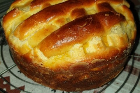 Cliquez pour zoomer ! Brioche aux pommes caramélisées Thermomix par Nadine