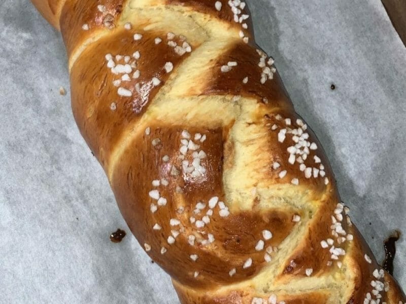 Cliquez pour zoomer ! Brioche tressée à la mie filante Thermomix par cleo62
