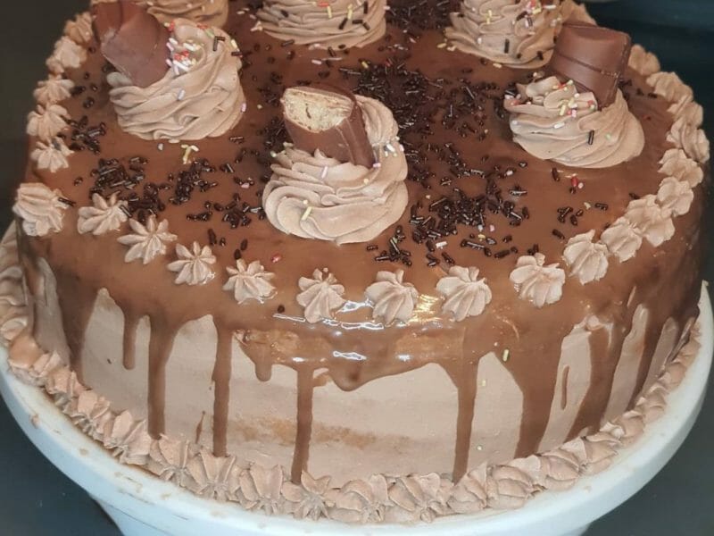 Cliquez pour zoomer ! Layer cake Kinder Bueno Thermomix par Try"