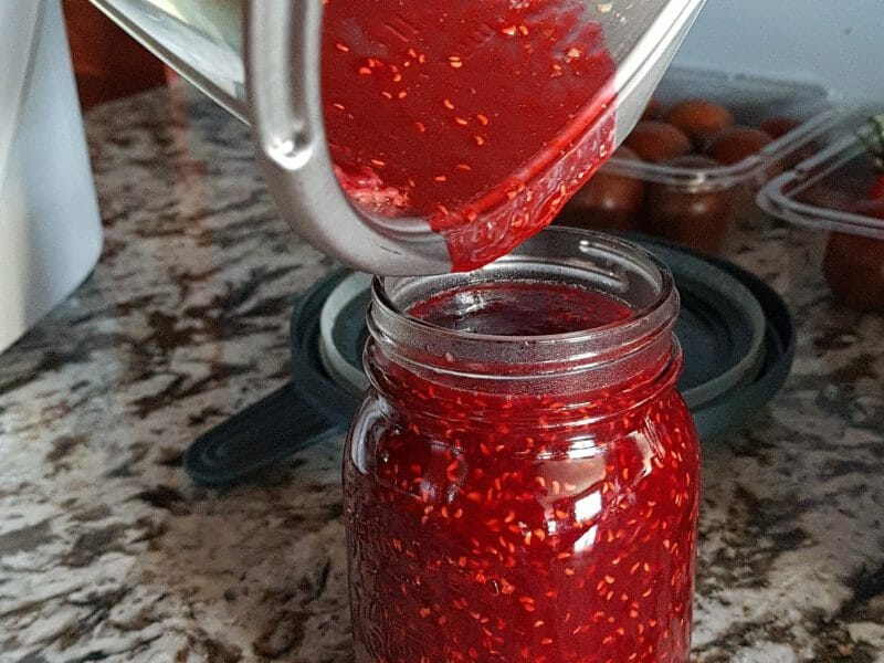 Cliquez pour zoomer ! Confiture de framboises Thermomix par chaubet.charlotte