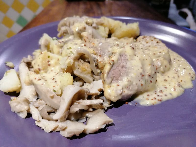 Cliquez pour zoomer ! Filet mignon à la moutarde Thermomix par manuloulou