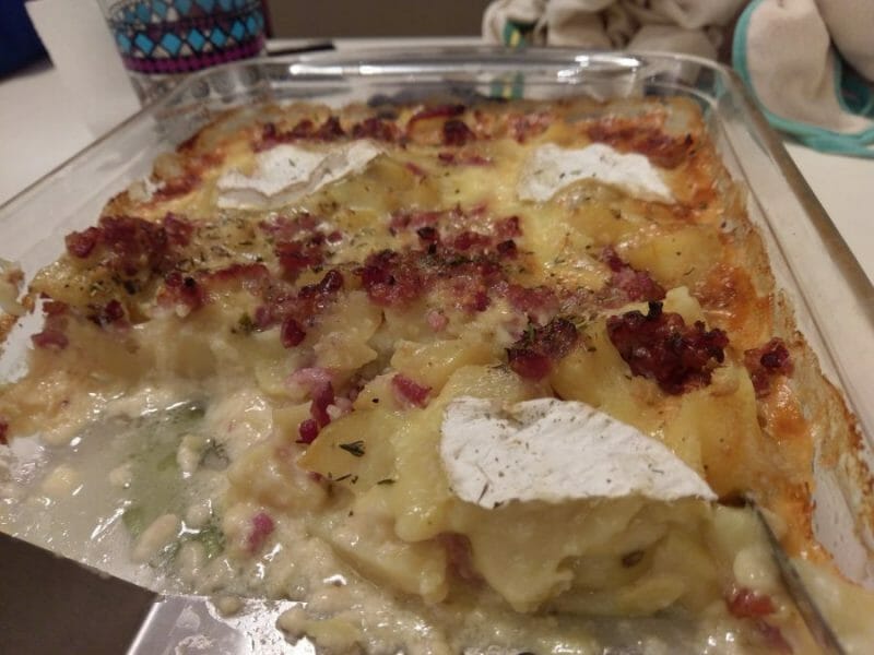 Gratin de pommes de terre à la normande au Thermomix - Cookomix