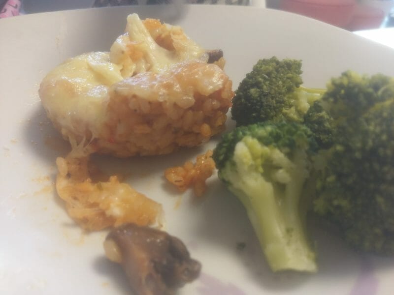 Cliquez pour zoomer ! Gratin de riz façon pizza Thermomix par Lucierosa