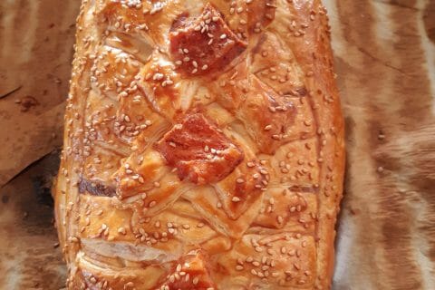 Cliquez pour zoomer ! Feuilleté saumon et poireaux Thermomix par lae_12