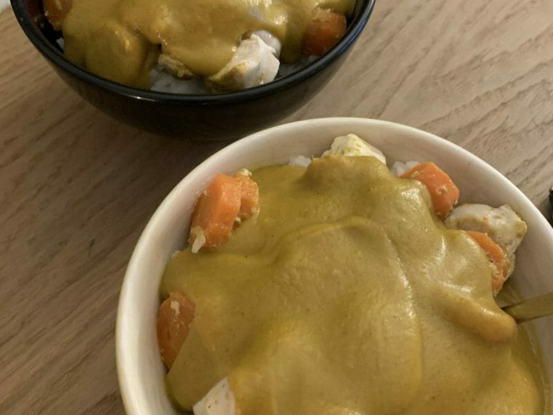 Cliquez pour zoomer ! Poulet coco aux 3 épices Thermomix par johanna_97