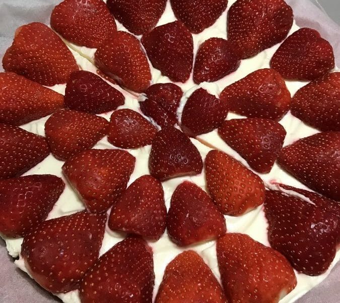 Cliquez pour zoomer ! Tarte aux fraises sans cuisson Thermomix par Gael