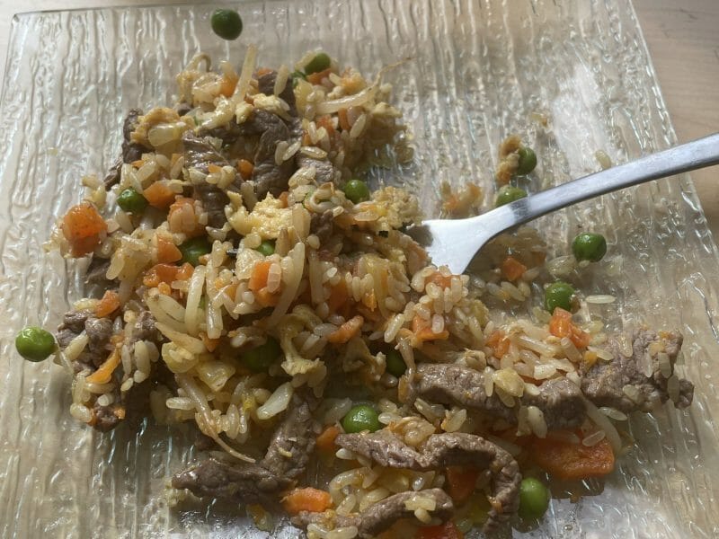 Cliquez pour zoomer ! Riz au bœuf à la chinoise Thermomix par emma_127