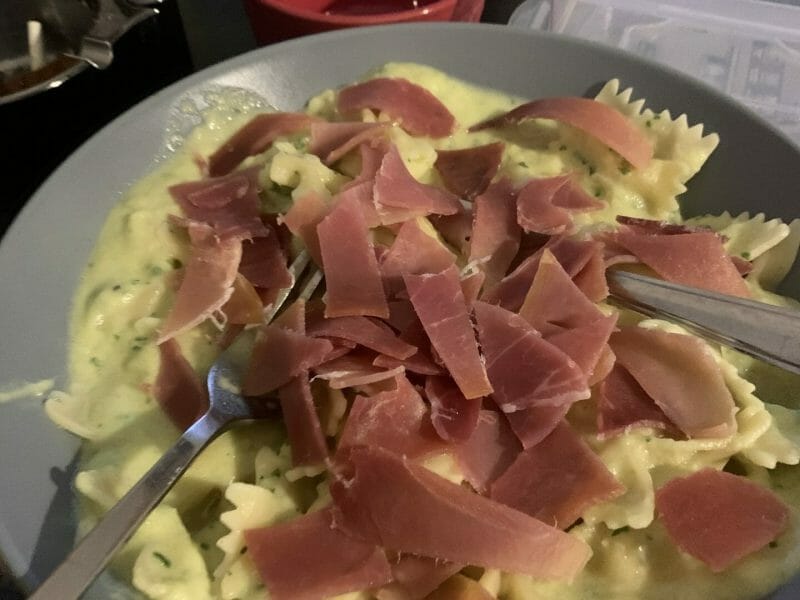 Cliquez pour zoomer ! Farfalle à la crème de courgettes Thermomix par emma_127