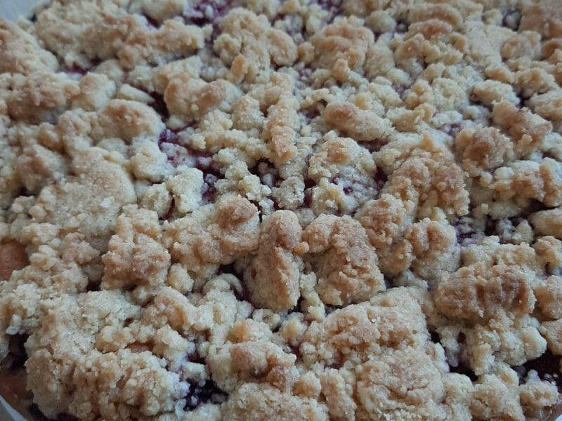 Cliquez pour zoomer ! Crumb cake framboises Thermomix par naniexouss