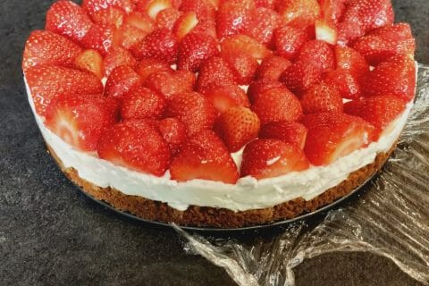 Cliquez pour zoomer ! Tarte aux fraises sans cuisson Thermomix par aude_1983