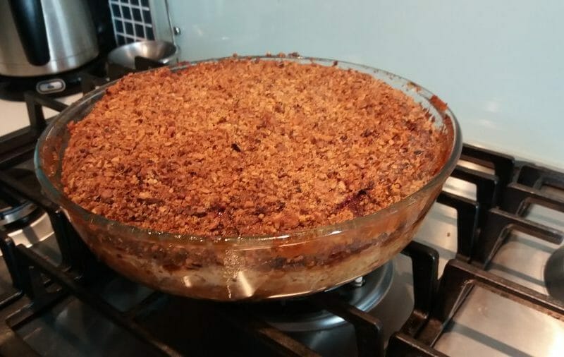 Cliquez pour zoomer ! Tarte aux pommes façon crumble Thermomix par Vincent regnier