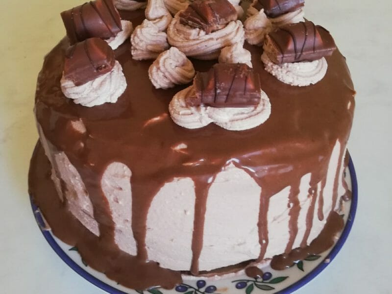 Cliquez pour zoomer ! Layer cake Kinder Bueno Thermomix par fabulette35
