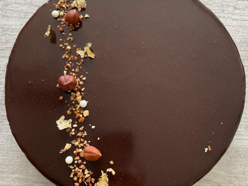 Cliquez pour zoomer ! Bûche mousse au chocolat Thermomix par Douceursucrée