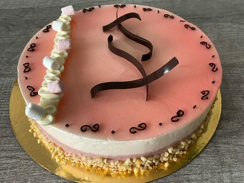 Cliquez pour zoomer ! Bavarois aux framboises Thermomix par Douceursucrée