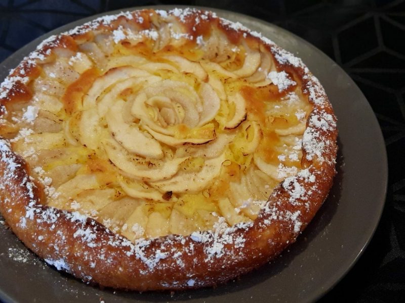 Cliquez pour zoomer ! Gâteau aux pommes et mascarpone Thermomix par rachel_88