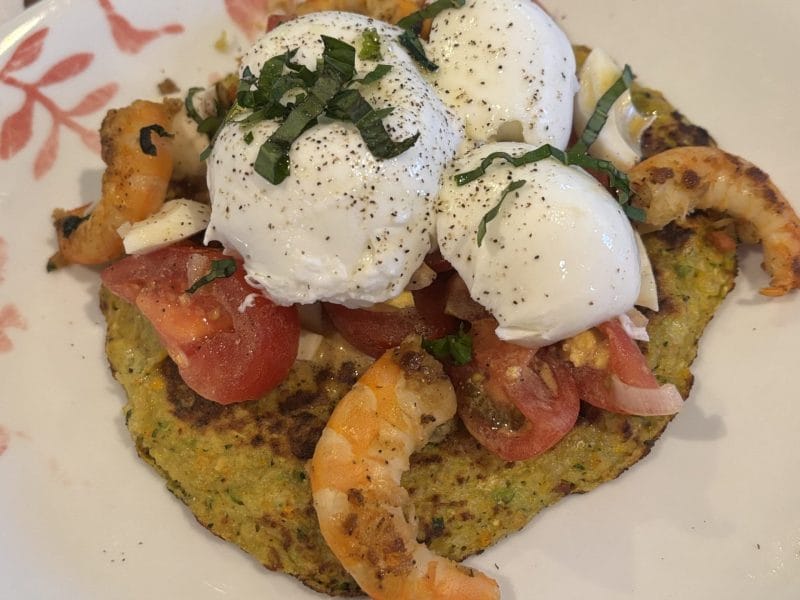 Cliquez pour zoomer ! Galette de légumes et saumon fumé Thermomix par Eloantho05