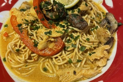 Cliquez pour zoomer ! Ramen thaï au poulet Thermomix par Eloantho05