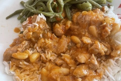 Cliquez pour zoomer ! Poulet aux amandes Thermomix par Eloantho05