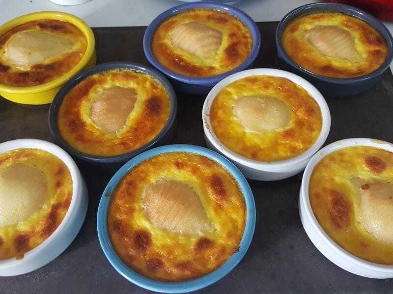 Cliquez pour zoomer ! Petits flans à la poire Thermomix par ninique14