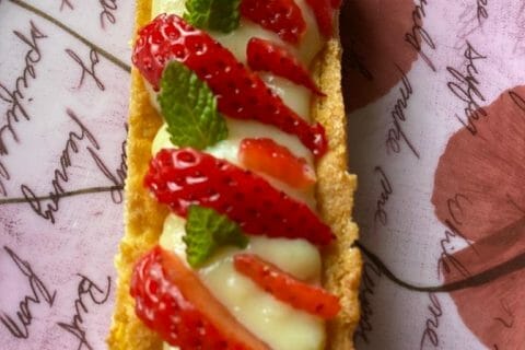 Cliquez pour zoomer ! Tarte aux fraises Thermomix par maryline_30-