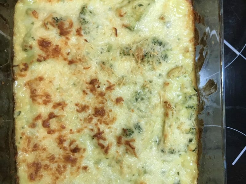Cliquez pour zoomer ! Gratin de poulet et brocolis Thermomix par anissahsn