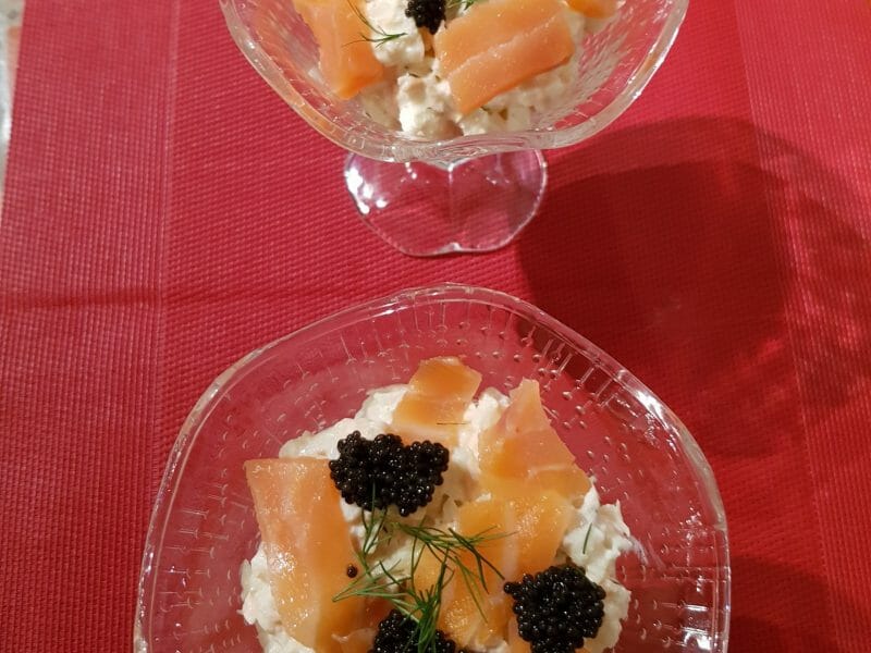 Cliquez pour zoomer ! Verrines au saumon et pommes granny Thermomix par nadine_104