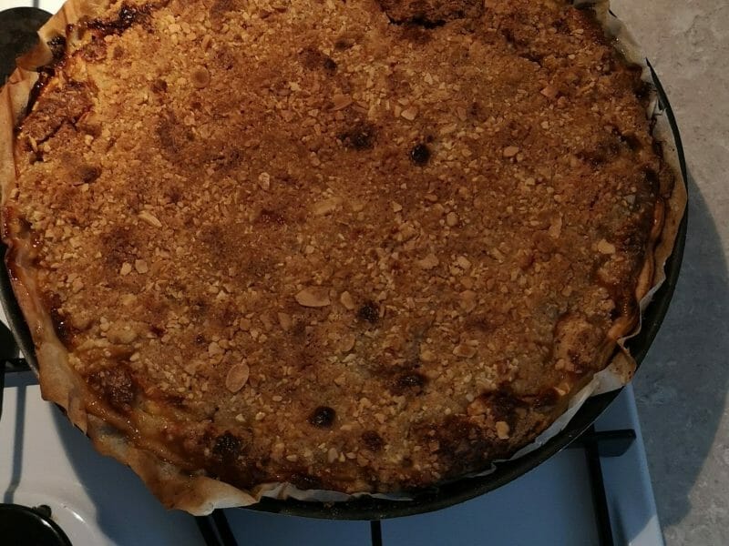 Cliquez pour zoomer ! Tarte aux pommes façon crumble Thermomix par aurel250780