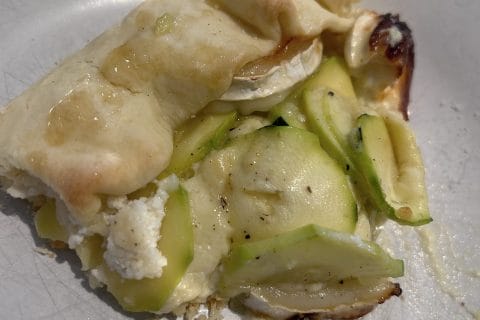 Cliquez pour zoomer ! Tarte courgette, jambon & chèvre Thermomix par mathilde_342