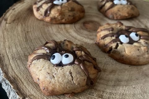 Cliquez pour zoomer ! Spider cookies – cookies araignées Thermomix par Nina