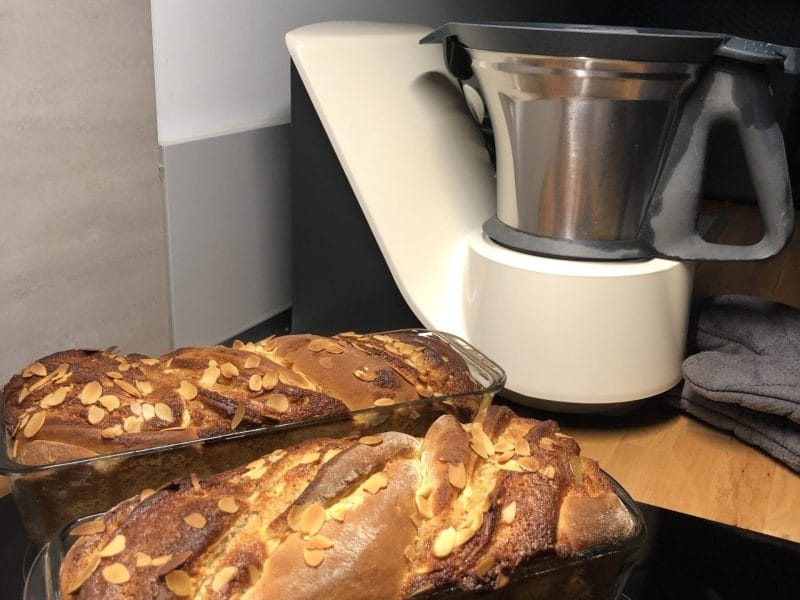 Cliquez pour zoomer ! Brioche à la crème d’amande Thermomix par MCs