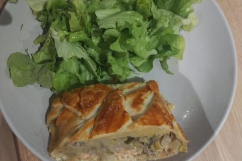 Cliquez pour zoomer ! Feuilleté saumon et poireaux Thermomix par vero_79