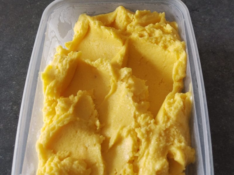 Cliquez pour zoomer ! Glace mangue banane Thermomix par vero_79