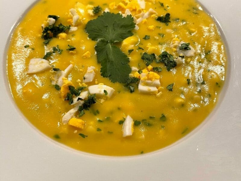 Cliquez pour zoomer ! Soupe aux oeufs et à la coriandre Thermomix par I.Sit