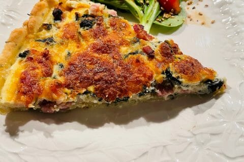 Cliquez pour zoomer ! Quiche au vert de blettes Thermomix par I.Sit