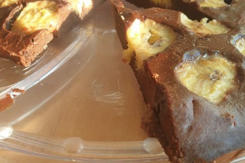 Cliquez pour zoomer ! Brownie fondant choco-banane Thermomix par Elodie