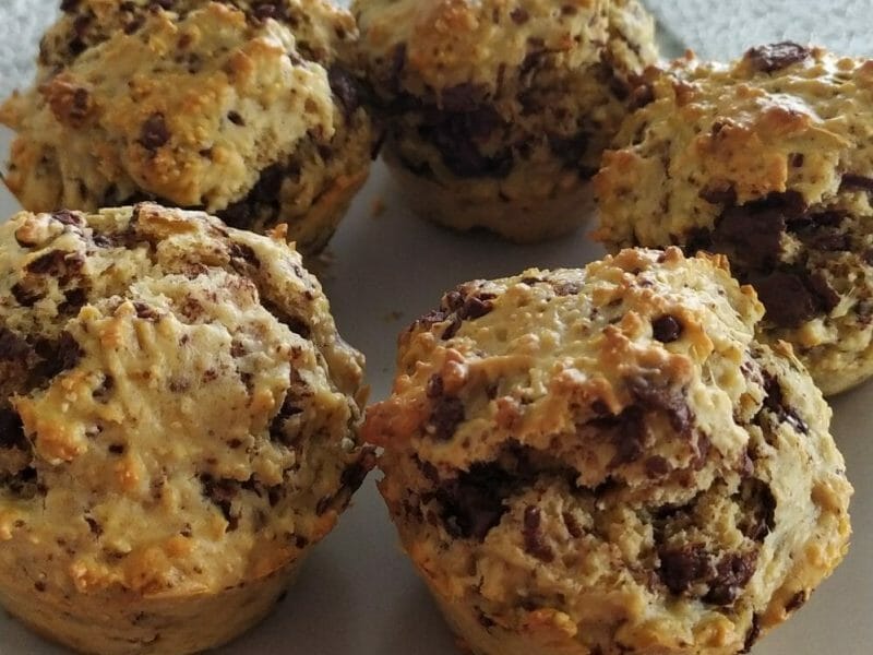 Cliquez pour zoomer ! Muffins au son d’avoine et aux pépites de chocolat Thermomix par Lalytah