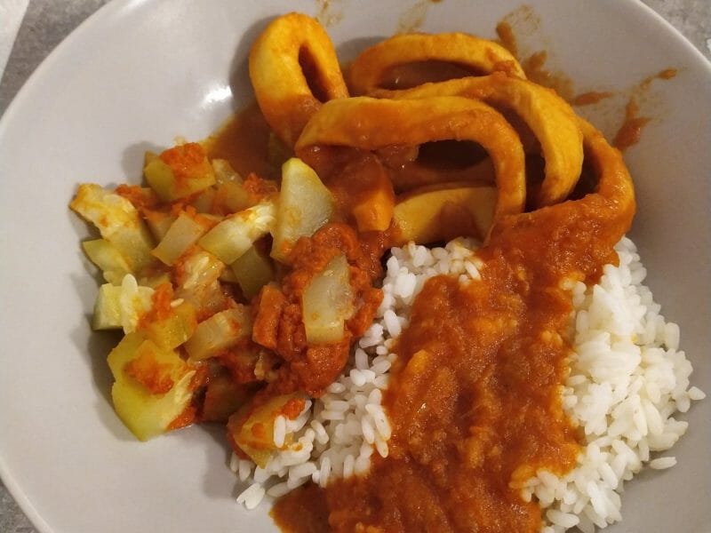 Cliquez pour zoomer ! Encornets à la provençale Thermomix par Lalytah