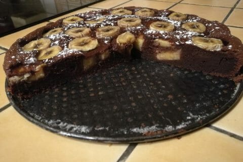 Cliquez pour zoomer ! Brownie fondant choco-banane Thermomix par JJP31