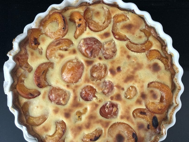 Cliquez pour zoomer ! Tarte amandine aux abricots Thermomix par petitecath