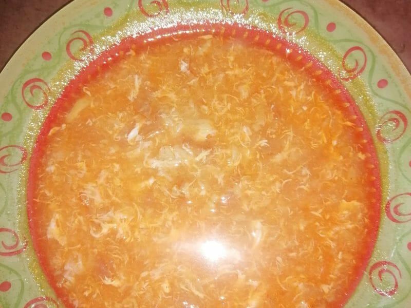 Cliquez pour zoomer ! Soupe à l’ail castillane Thermomix par totojuju