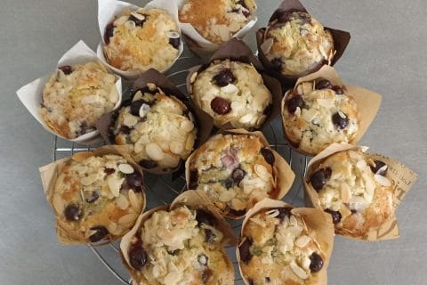 Cliquez pour zoomer ! Muffins aux myrtilles Thermomix par Sebetkris