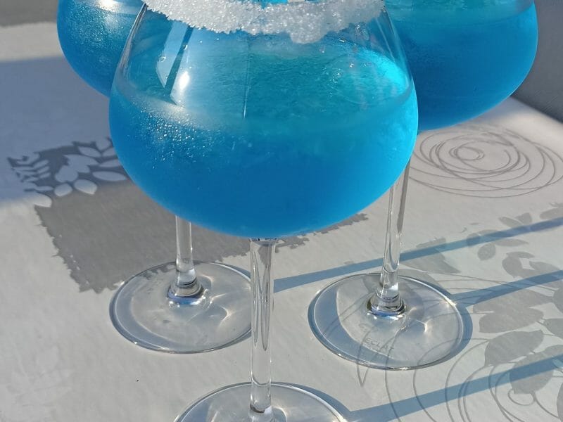 Cliquez pour zoomer ! Cocktail Blue Lagoon Thermomix par Sebetkris