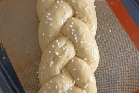 Cliquez pour zoomer ! Brioche tressée à la mie filante Thermomix par Sebetkris