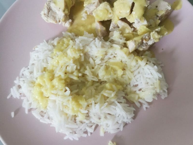 Cliquez pour zoomer ! Blancs de poulet sauce moutarde et curry Thermomix par clna