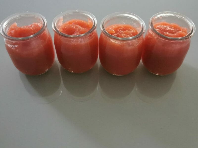 Cliquez pour zoomer ! Compote pomme framboise Thermomix par clna