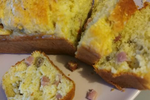 Cliquez pour zoomer ! Cake salé jambon fromage et olives Thermomix par clna