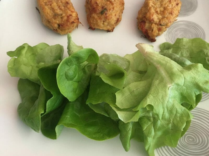 Cliquez pour zoomer ! Croquettes de chou-fleur au jambon cru Thermomix par lolalie1330